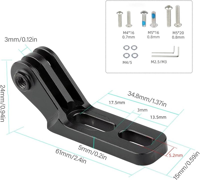 Universal Bike Handlebar Mount Extension Stand for Headlight and Computer in Color B - Image 5